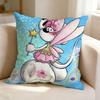 Cute Cartoon Mouse DDiddlina  Pillow Case Square DoubleSided Sofa Cushion Cover Bedroom Bedside Pillow