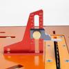 CNC Aluminum Alloy Table Saw Ruler with Magnetic Height Gauge Precision Depth Measuring Tool for Circular Saw Router