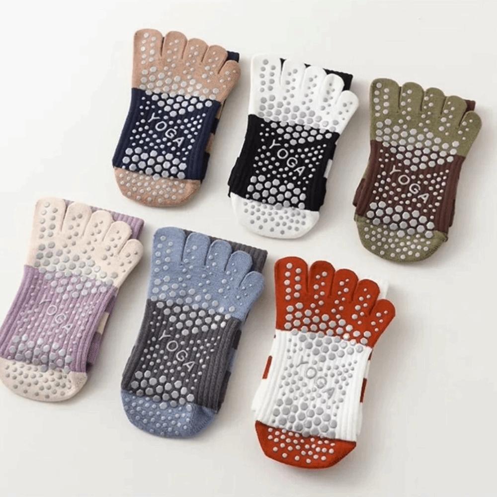 Cotton Pilates Socks Non Slip Grip Socks New Sports Socks  Yoga Barre Ballet