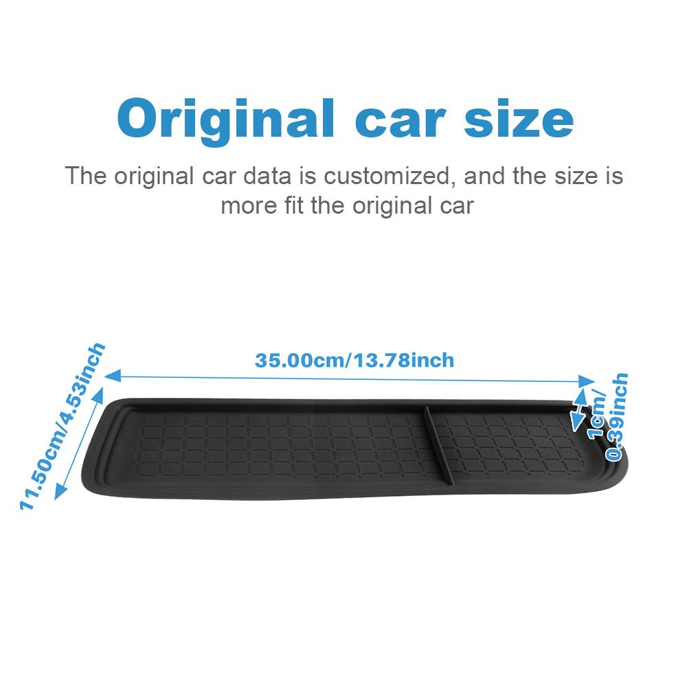 For TOYOTA C-HR 2024 2025 2026 2027 Car Center Console Armrest Storage Tray Anti-scratch Wearproof Silicone Decor Accessories
