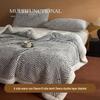 Luxury Warm Fleece Lambswool Double-sided Blanket for Home or Office