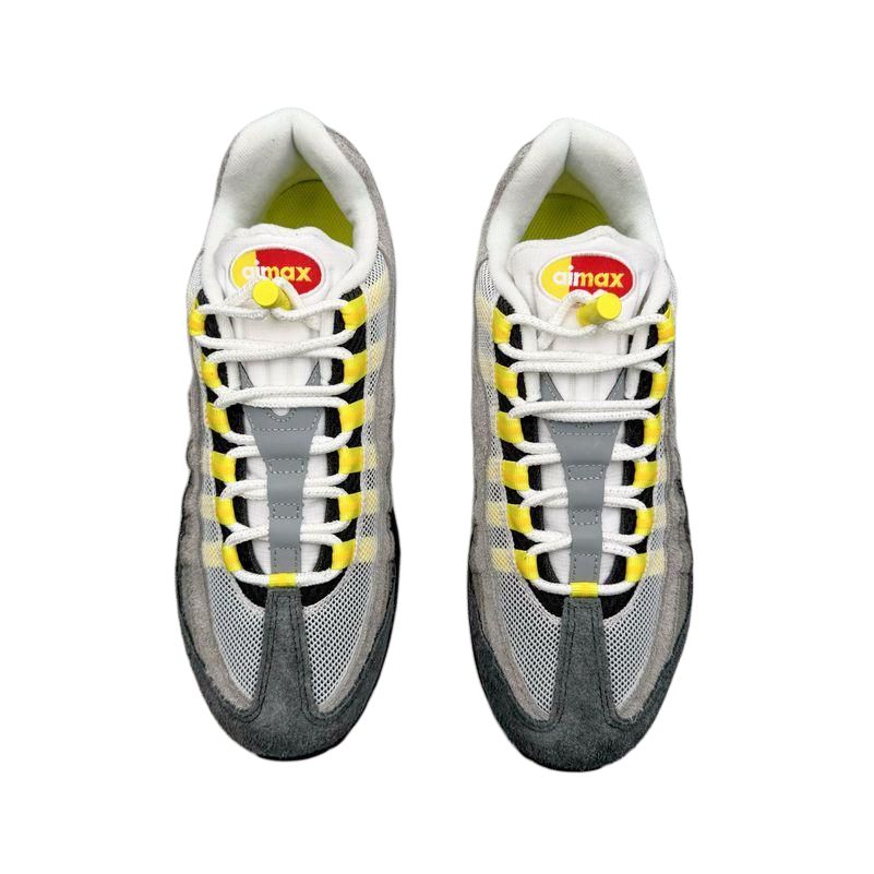 Undefeated x Nike Air Max 95 Κίτρινα Unisex Αθλητικά Παπούτσια Μαύρο Opti-Yellow Pearl-Grey IB4523-002