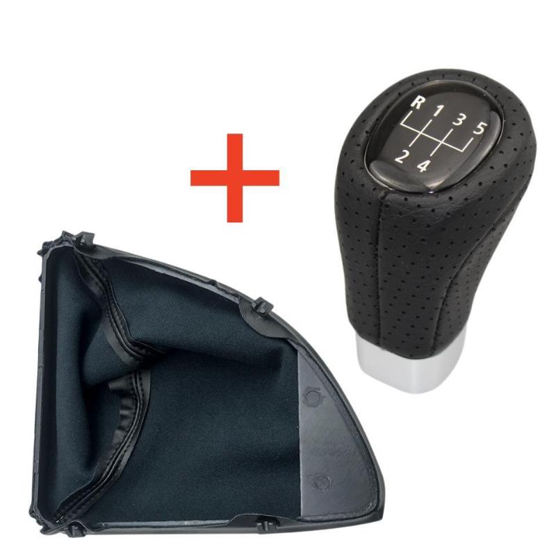 5/6 Speed Gear Shift Knob Shifter Lever Stick Gaiter Boot Cover Cars Accessories for BMW 1 Series E81 E82 E87 E88 2003-2013