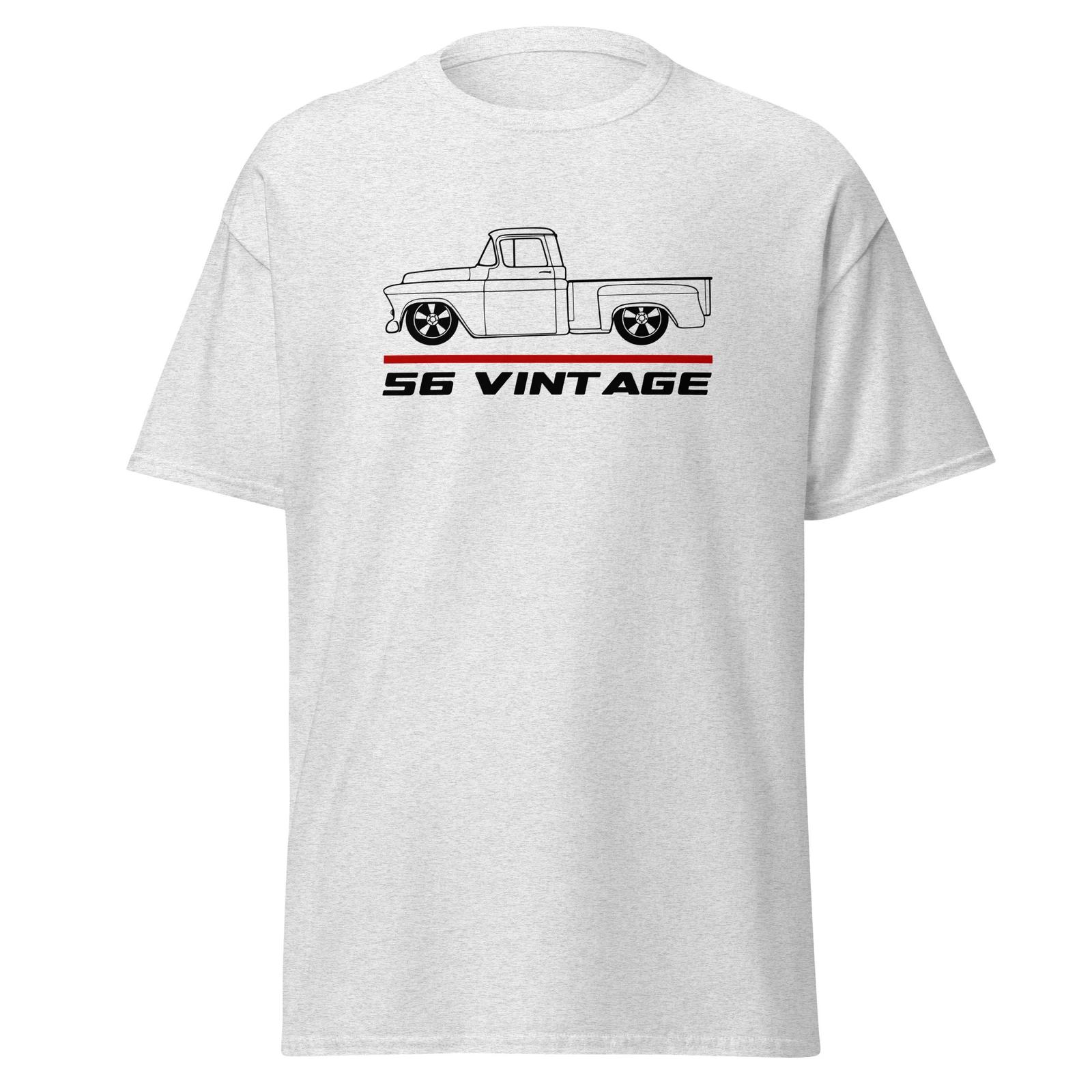

Premium T-Shirt For Chevrolet Truck 1956 Vintage Car Fans Birthday Gift Tee 3XL