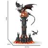 MOC Lord Rings Movie The Fell Beast Magic Tower With Led Lights Magic Fortress Castle Assemble Collection Bricks Model Toys Gift
