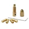 Ensemble de 7 pièces 2,35-5,05 mm Mandrins à Pince en Laiton Mini Mandrins Pour Arbre de Moteur Électrique Outils pour Forets Mandrin Métallique Adaptateur