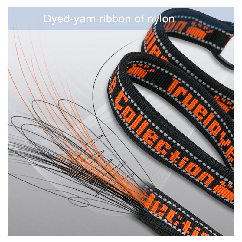 Truelove Pet Leash Nylon Explosion-proof Reflective for Cat and Dog Small Medium Large Travel Cross Walking Training TLL3071