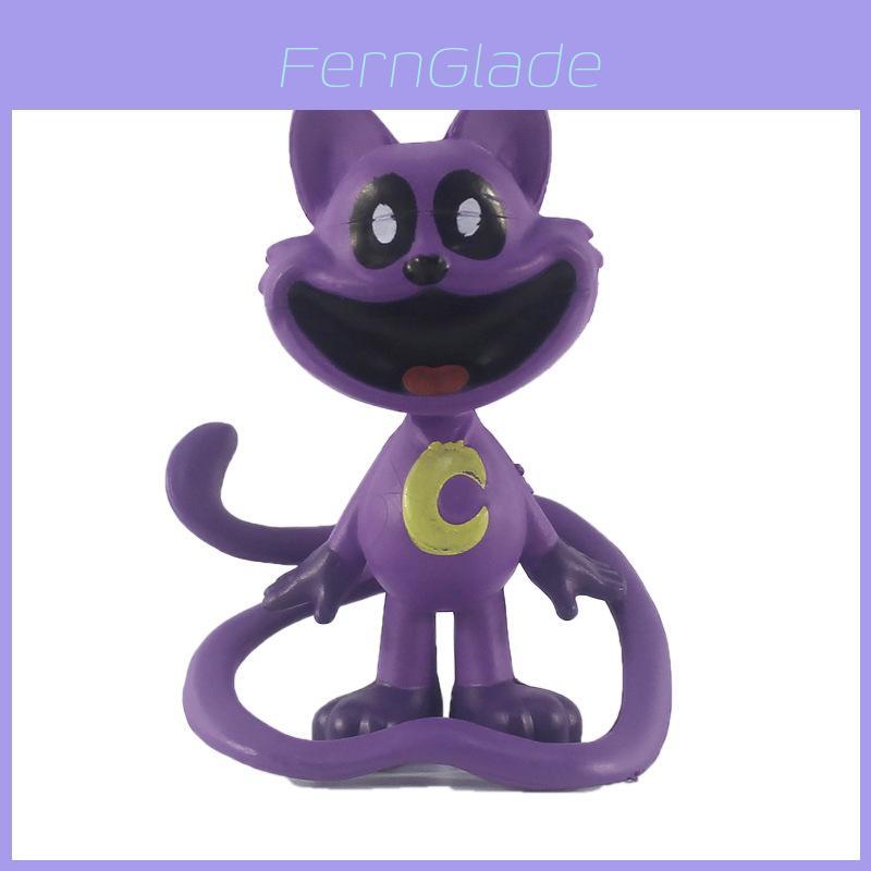 Cute Smiling Animal Figures Set Of 8 Pieces 5.5-7cm Pvc Material Bag Packed 170g