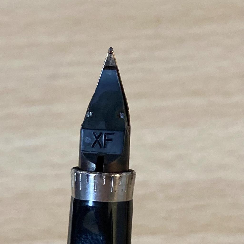 Used PARKER STERLING Fountain Pen 14K XF Nib Parker