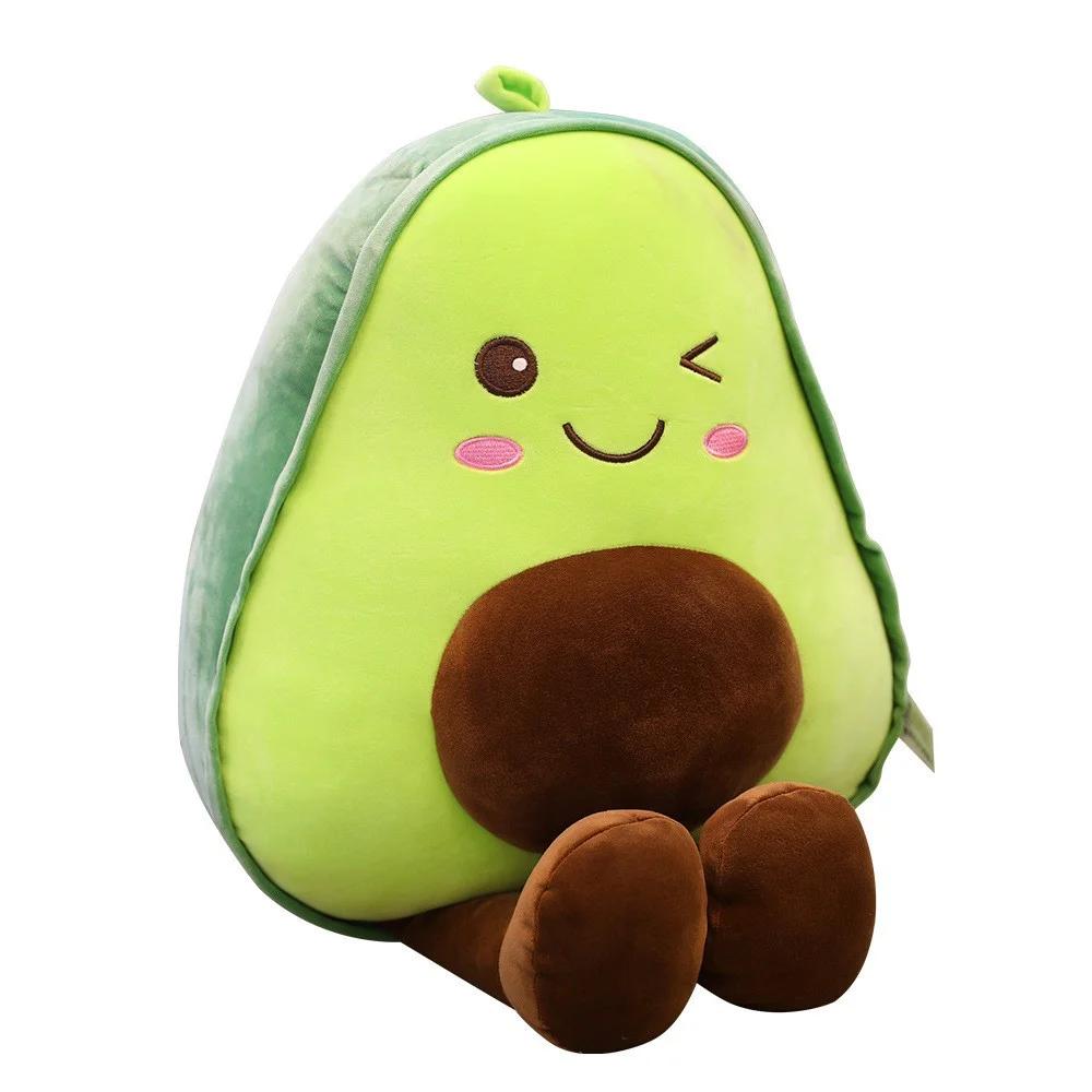 

Cute And Charming Fruit Plush Gentle Plus Cozy Avocado Plush Toy Ornaments Cushion Can be used As A birth date Present