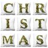Zweige Blätter Alphabet Kissenbezug Weihnachtsfeier Zuhause Sofa Auto Dekoration Baum Kissenbezug