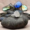 Natural Heart Shape Carving Rainbow Moonstone 925 Sterling Silver Ring For Unisex Size 5 To 12