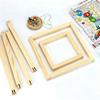 4/8/12Pcs Reusable Canvas Stretcher Bars Durable Wooden Frame Needlepoint Stretcher Bars  DIY Craft