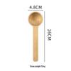 Children's Mini Wooden Spoon - 5g Solid Wood Measuring Spoon for Coffee or Milk Powder