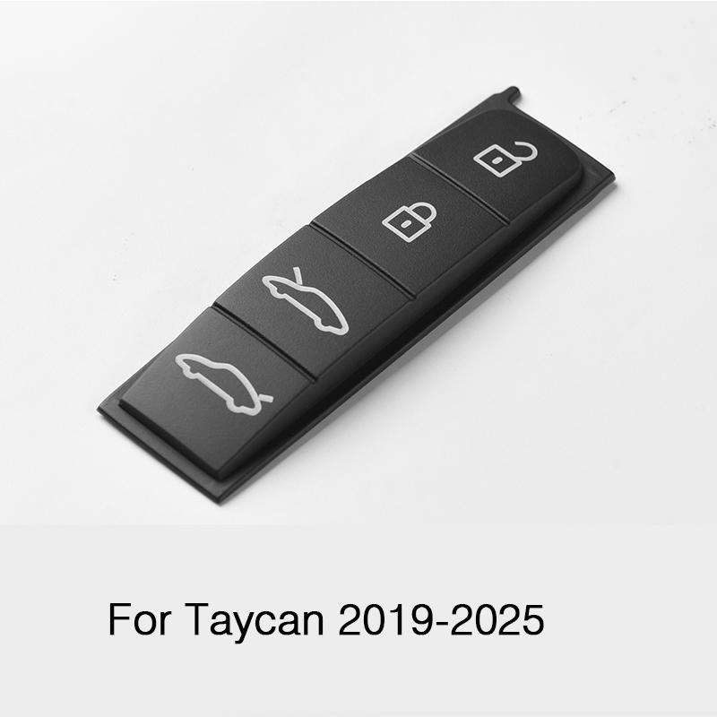 Per Porsche Panamera Cayenne Macan Taycan Boxster 718 911 Custodia Chiave Auto Pad in Gomma Portachiavi Telecomando Sostituzione Pulsante Chiave in Silicone