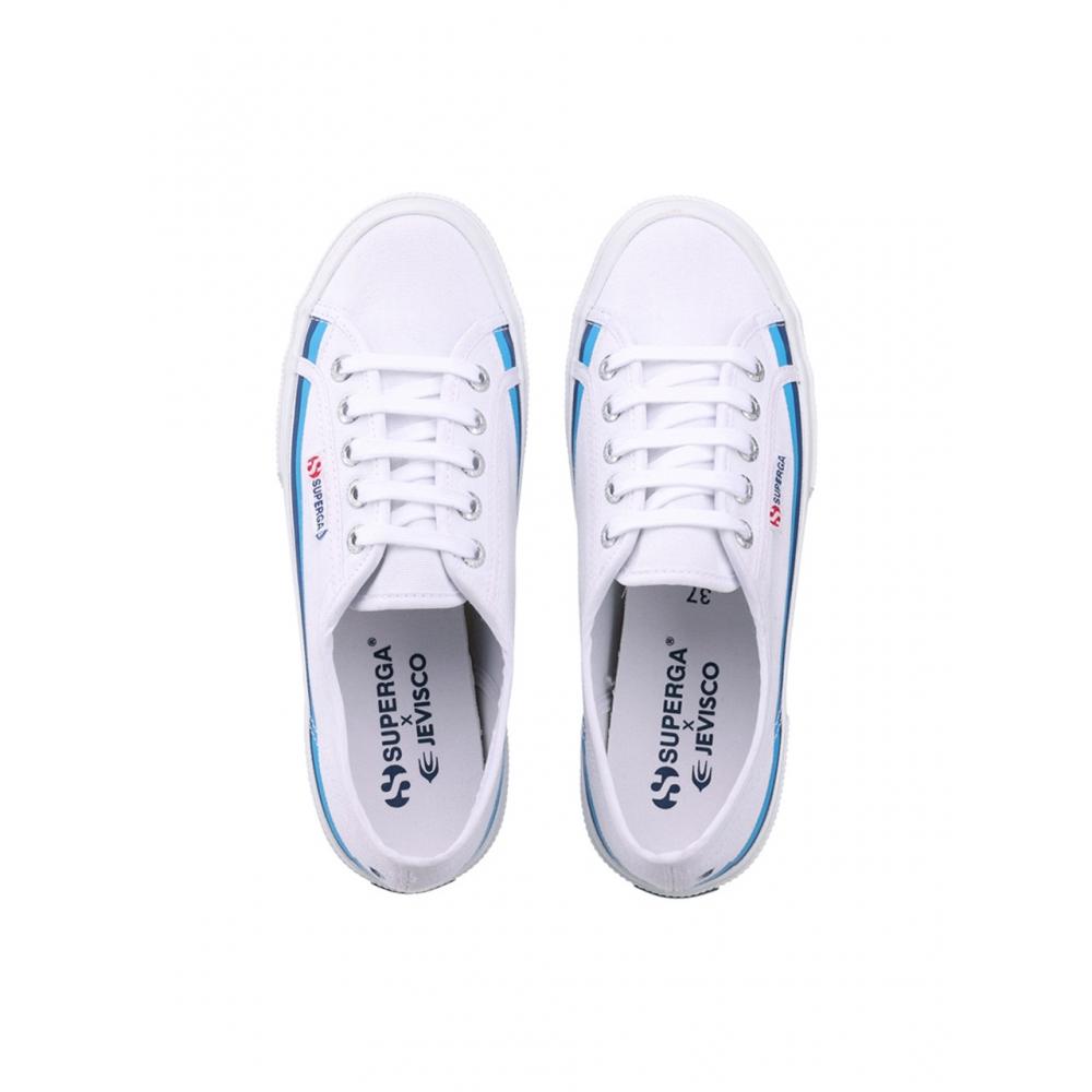 Superga X Zevisco 2750 Painting Wave White Blue S61258wa9w