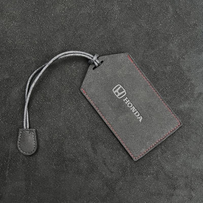 Suede Car NFC Card Key Case Cover Shell Holder Protection Keychain For Honda Civic Fk7 Fit Fk2 Mugen Fk8 Type R Accord Crv