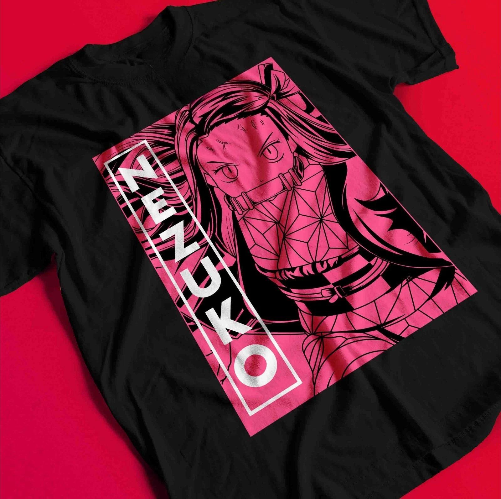 New 2026 Demon Slayer Shirt Nezuko TShirt Tanjiro Tshirt Muzan Doma Tee Summer Unisexs and Womens Tshirt Top S