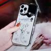 Bling Crystal rhinestone Pink Phone Case for iPhone 15 Pro Max 13promax 12pro max diamond metal frame camera protector female