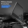 Coque de protection - PROSHOP - Samsung S22Ultra - Silicone Anti Choc - Traits Acier - Noir
