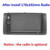 Seamless 2 DIN Plastic Fascia Panel For Aftermarket Car Stereo In 2003 2006 Models