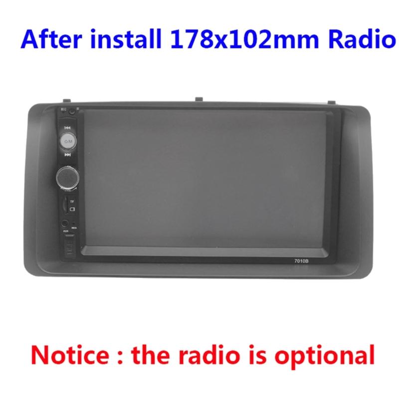 Seamless 2 DIN Plastic Fascia Panel For Aftermarket Car Stereo In 2003 2006 Models
