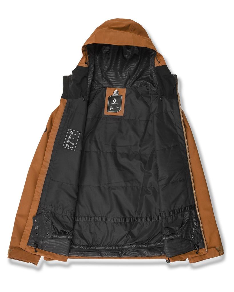 Volcom 2836 INS JACKET Snowboard Size M Men's Jacket, Camel, (G0452506)