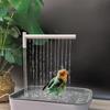 Automatic Circulating Bird Bath Tabletop Bathtub for Parrots Daily Use Shower Basin Pet Bathing Supplies Birds Accessoires