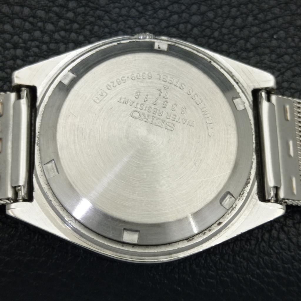 VINTAGE SEIKO 5 AUTOMATIC JAPAN 6309A MENS ARABIC BLUE DIAL WATCH a701373-5 R206a-a701373