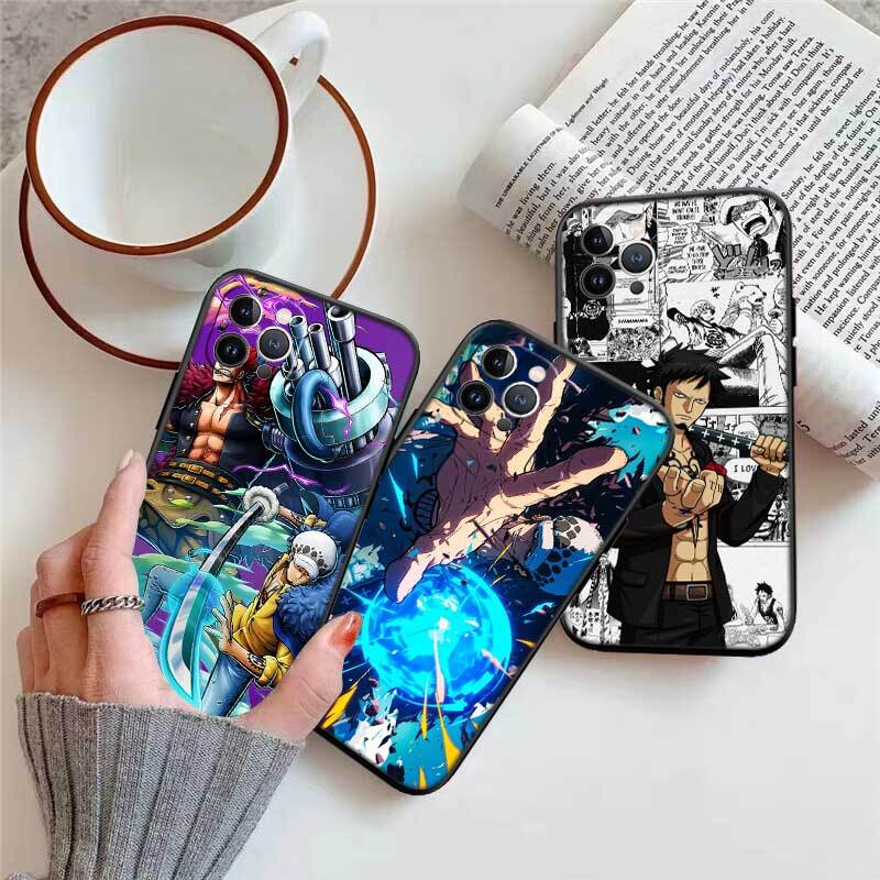 One Piece Law Phone Case for Samsung S20 S21 S21S S22 S23 S24 FE Ultra Plus Lite F06 F16 M06 M16 M56 A07 A17 A36 A37 A55 A57