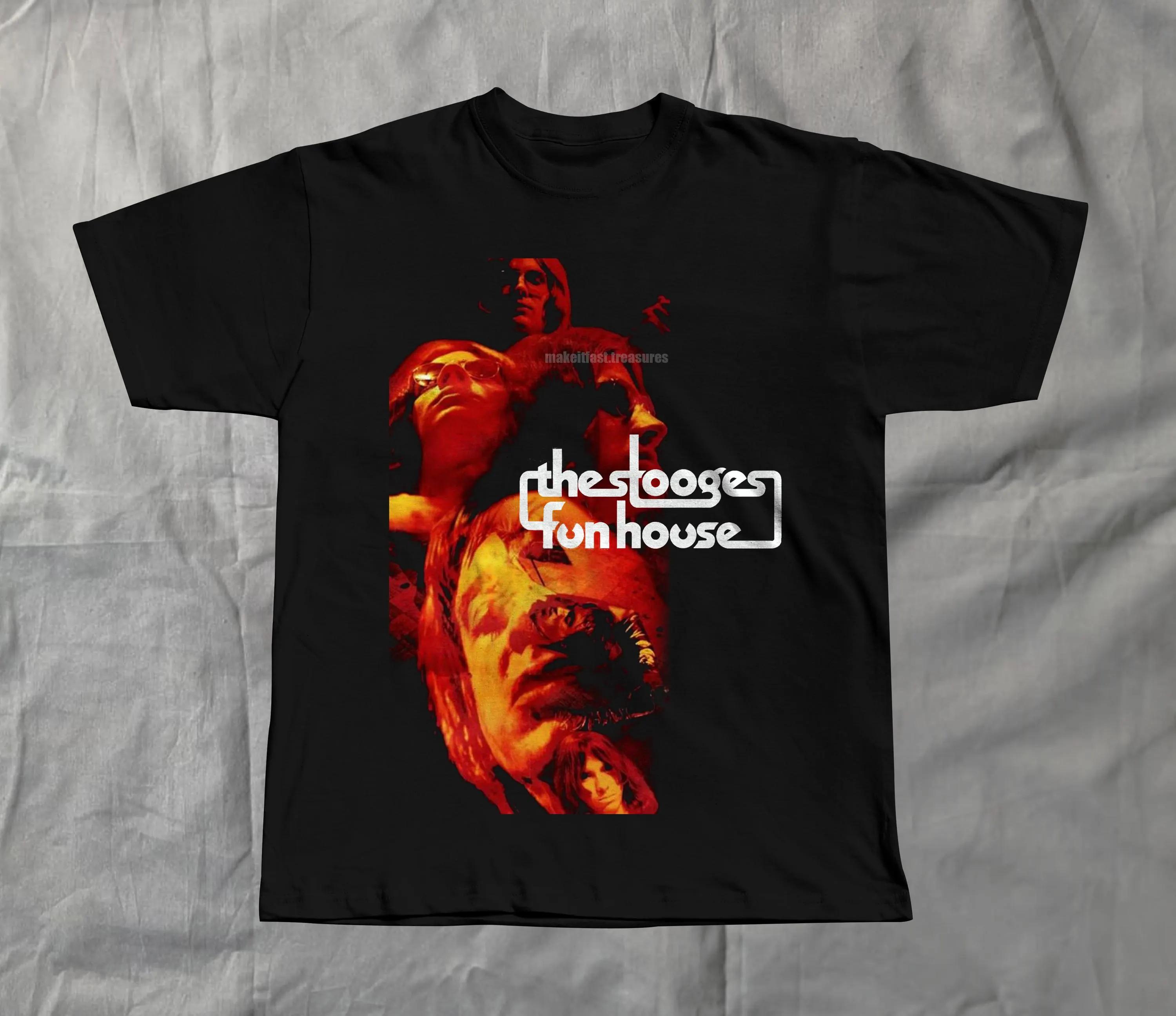

The Stooges Tshirt Fun House Iggy Pop Christmas Tee Summer Men s and Women s Loose and Breathable T-shirt Top - Men s Summer ... S разноцветный