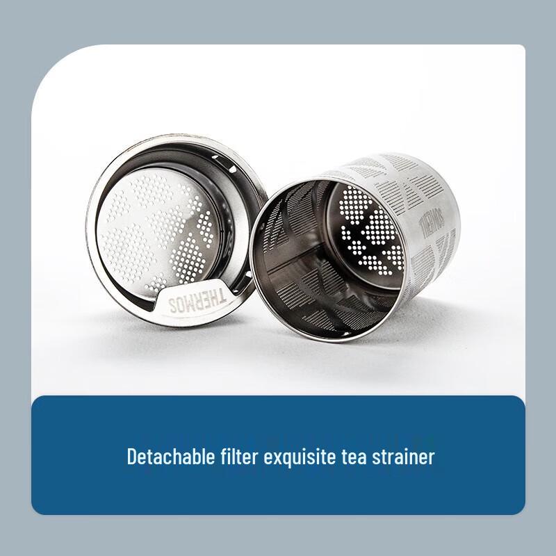 Thermos Double-Wall Glass Tea Infuser Bottle