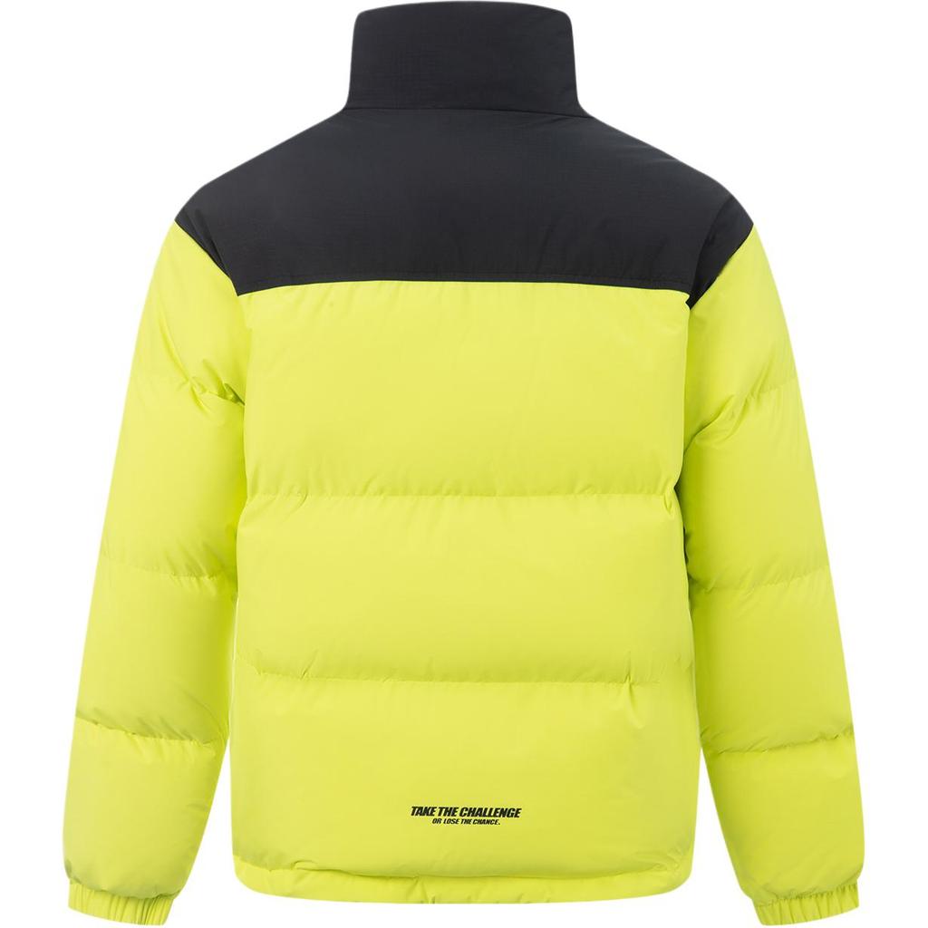 Li Ning Sports Lifestyle Series Stand Collar Logo Casual Couple Down Jacket Unisex Outerwear AYMV431-11