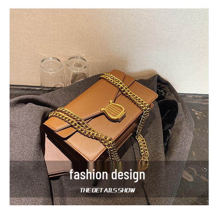 Bolso Bandolera Retro de Moda para Mujer 2025 - Estilo Simple, Diseño Cuadrado Pequeño