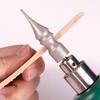 Leather Edge Burnish Kit Dye Tool Portable Clean Brush for DIY Leathercraft Projects Painting
