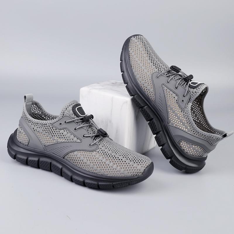 Fashion Breathable Men's Sneakers Sool Summer Mesh Flats Outdoor Mens Casual Shoes Non-Slip Loafers Treking Footwear Wading Aqua Shoes