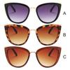 Women Sunglasses Vintage Style Thickened Lenses Leopard Print Fashion Cat Eye Women Sunglasses for Female
