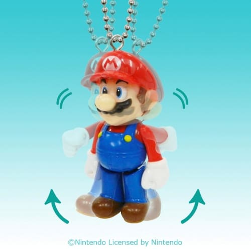 Morimoto Sangyo Super Mario Swing Mascot Ver.2 Mario RM-7721 W35 X H56 X D25mm