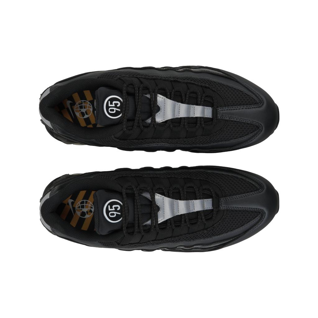 Nike Air Max 95 SE Big Bubble - Total 90 Schwarz Unisex Sneaker Metallisches Gold Metallisches Silber IB6830-001