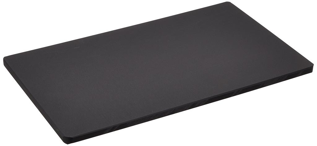 Endo Shoji Commercial Small Cutting Board for Counter, Black Polyethylene, Made in Japan AMNE901