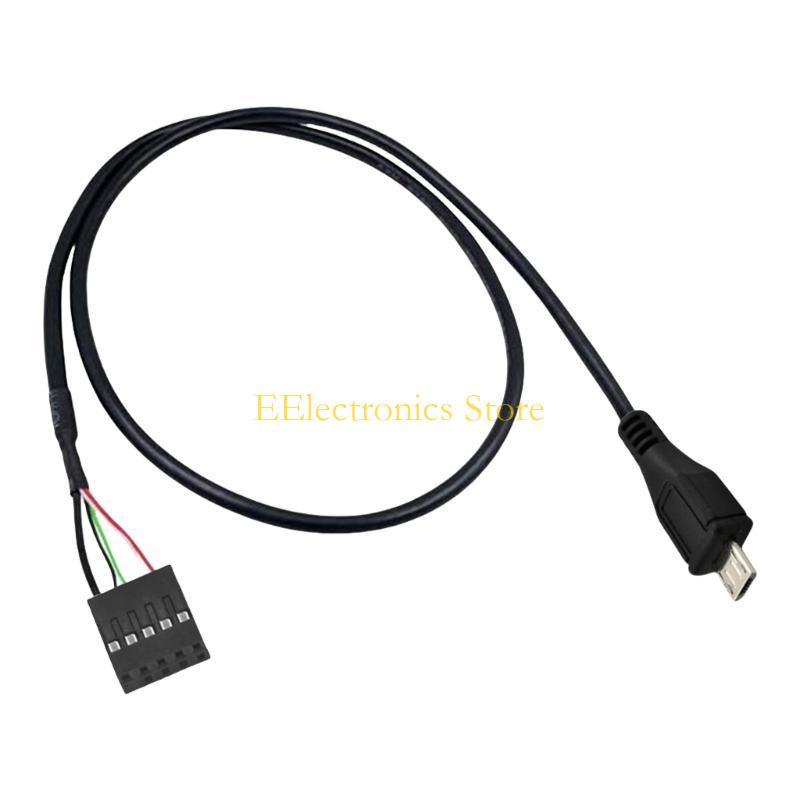 B03C 50cm USB 2.0 Mini 5Pin Male to 9Pin Female Header Cable Motherboard Header