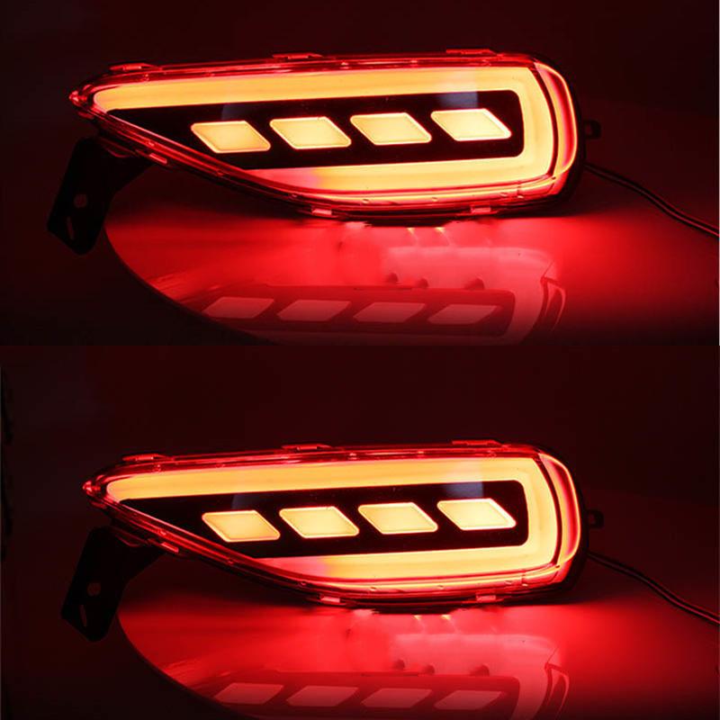 Car Rear Bumper Lamp Led Brake light For Toyota Fortune 2016 2017 2018 2019 2020 2021 2022 Running lights