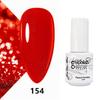 GELPOLISH Nail Art Set: Base, Top Coat, Transparent & White Gel Polishes