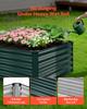 VEVOR Galvanized Raised Garden Bed, 2030 X 1020 X 460 Mm, Rectangular Metal Planter Box Kit Outdoor, Rustproof Elevated Planting Box with Gloves