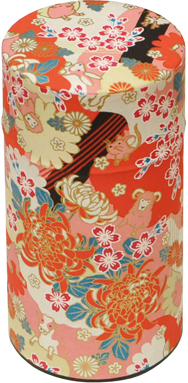 

Yamako Tea Caddy, Pokan Zodiac, Large, Made in Japan, 792030