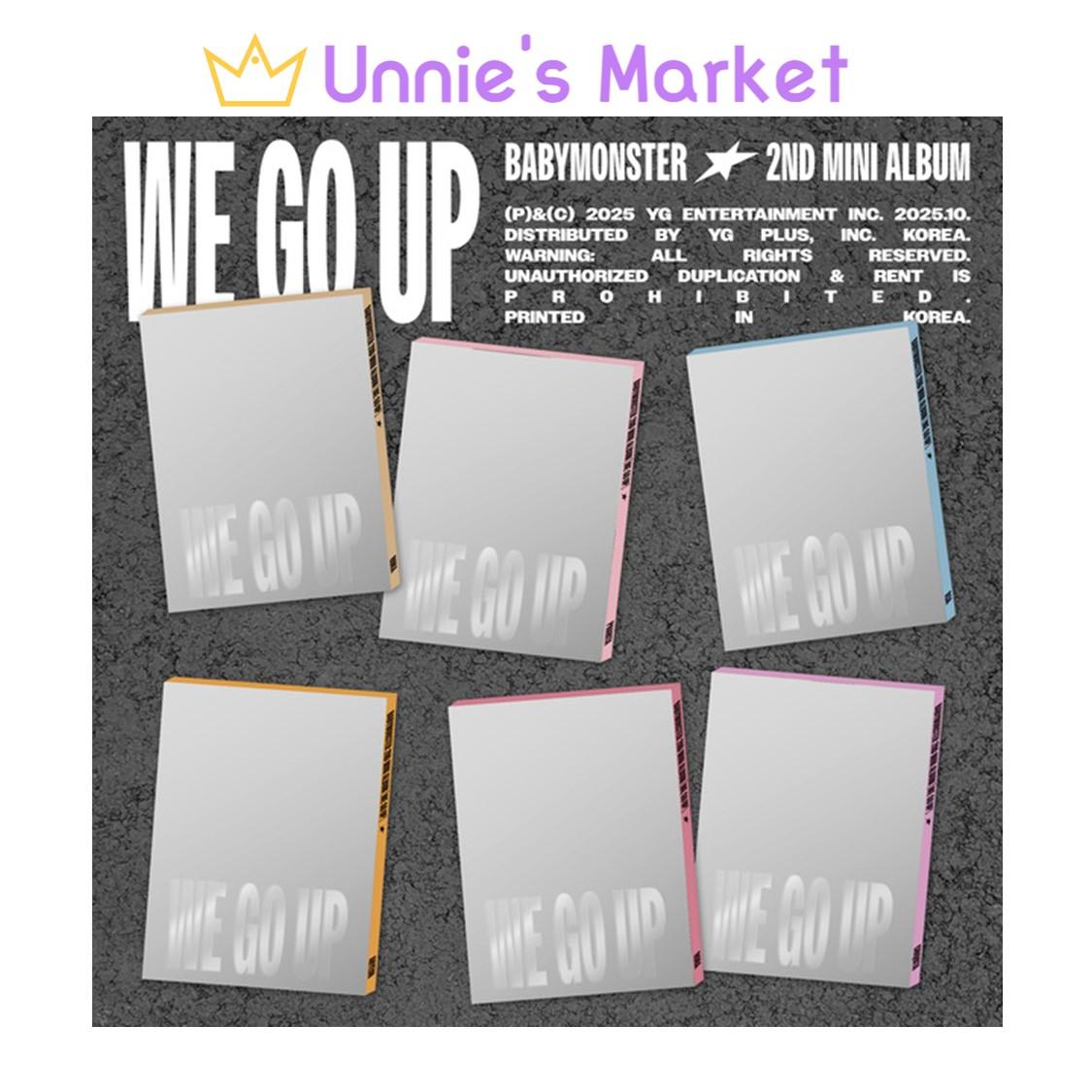 

[Предзаказ] BABYMONSTER [WE GO UP] Версия с узором. / 2-й МИНИ-АЛЬБОМ + Бесплатный подарок Random ver. 1EA