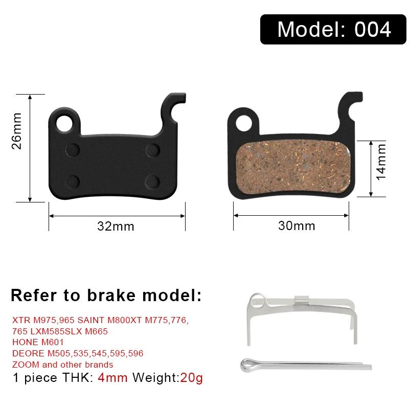 Bicycle Disc Brake Pad Organic Resin Bike Hydraulic Disc Brake Pads For Magura Cycling Accessories