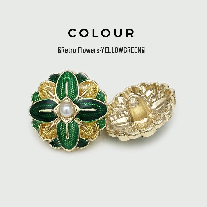 Versatile Coat and Sweater Buttons: Flower, Tulip, Heart, Square, and Bow Designs