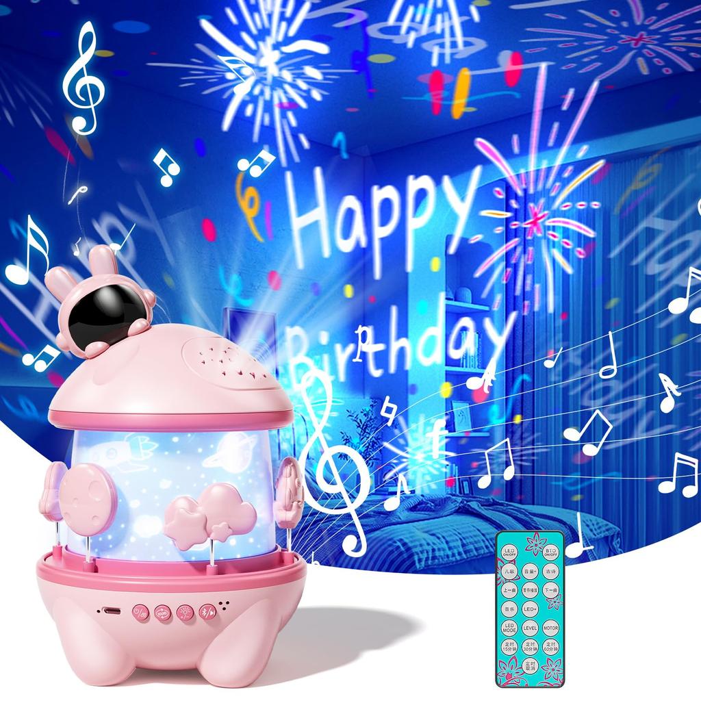Planetarium for Home Authentic Skirfy Toy Indoor Planetarium with 24 Projection Films Night Light with Remote Control Nursing Light 50 Songs Music 5