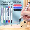 NEW 20mm Deep Hole Long Nib Head Markers For Metal Perforating Pen Waterproof Bathroom Woodworking Decoration Multi-Purpose